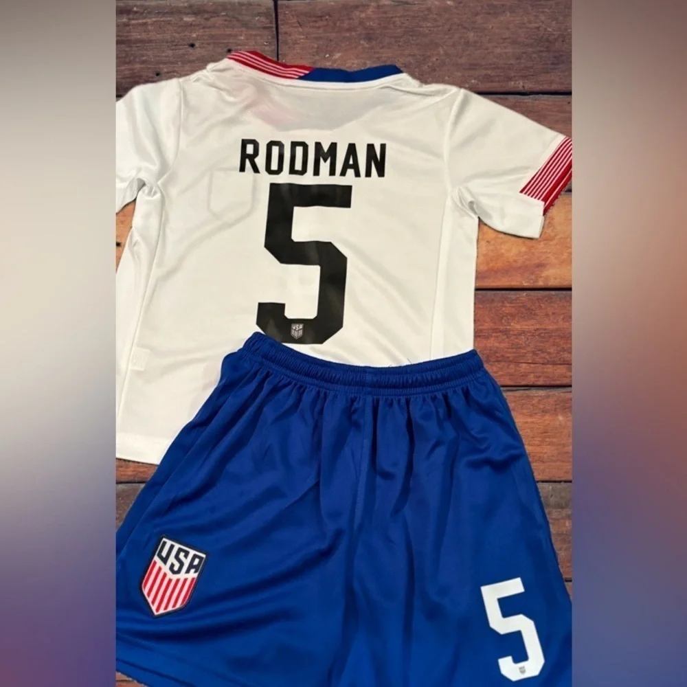 Rodman 5 Youth XL Home Jersey - Kids Soccer Size 30 NWT Extra Large SHIPS TODAY - Picture 2 of 7